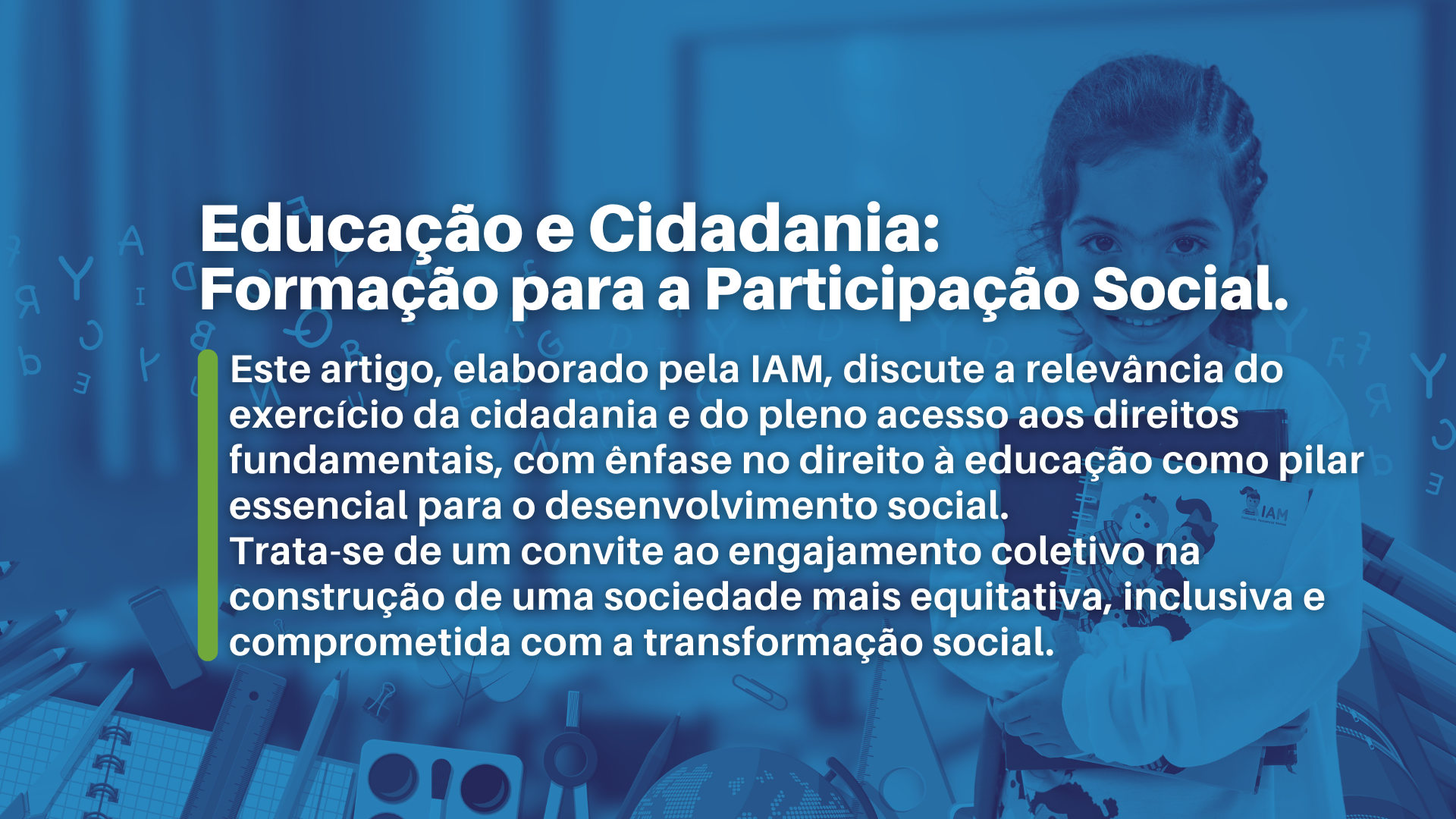Educação e cidadania: Formação para a participação social